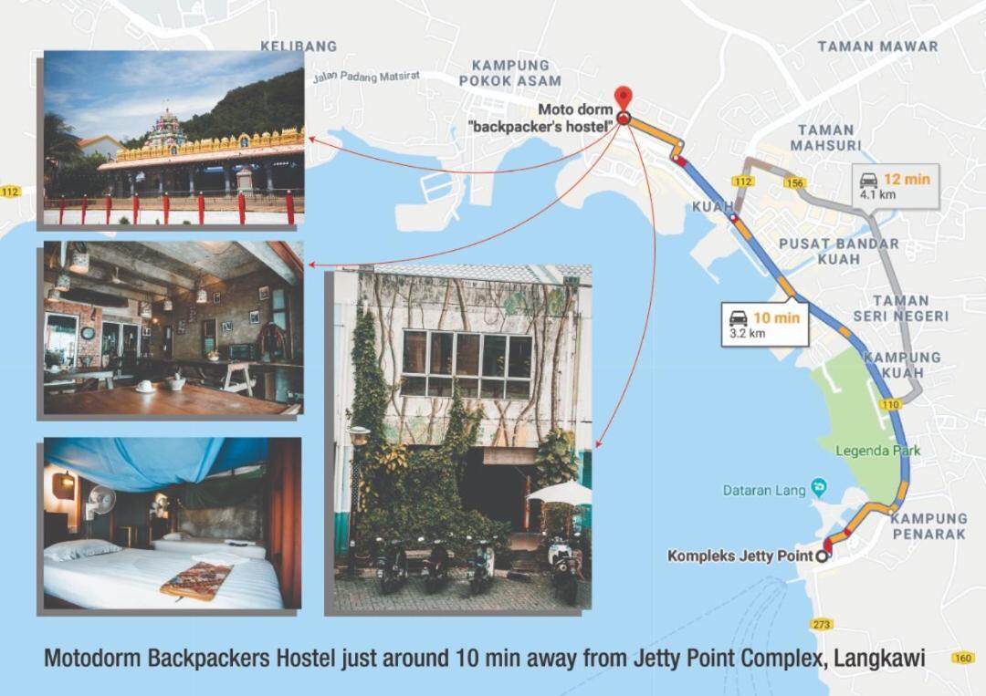 Хостел Motodorm Langkawi Куах Экстерьер фото